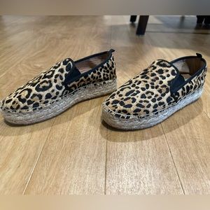 Steve Madden Ecentric Cow Hair Upper Leopard Print Shoes